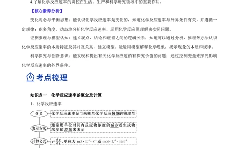 第18讲化学反应速率（讲）-2023年高考化学一轮复习讲练测（原卷版）_05高考化学_新高考复习资料_2023年新高考资料_一轮复习_2023年高考化学一轮复习讲练测（新教材新高考）