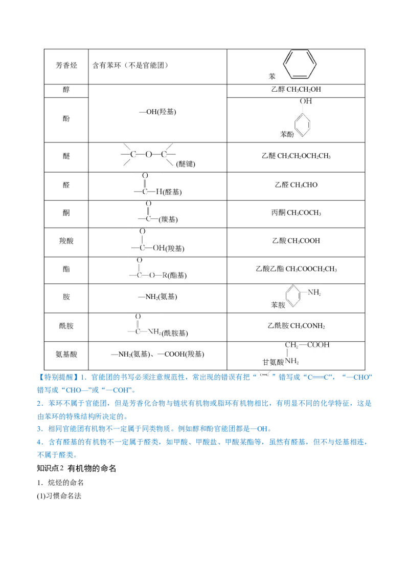 第36讲有机化合物的结构特点与研究方法（讲义）（原卷版）_05高考化学_2024年新高考资料_1.2024一轮复习_2024年高考化学一轮复习讲练测（新教材新高考）