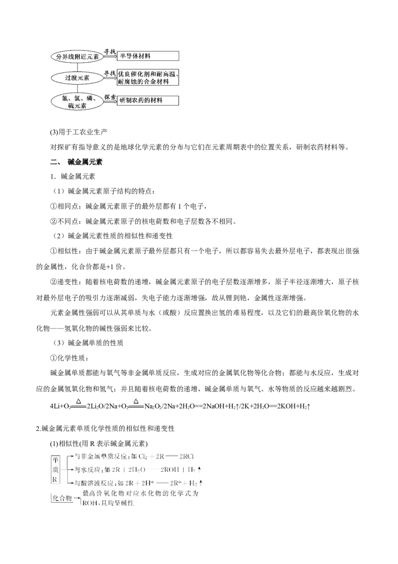 第14讲元素周期律和元素周期表（讲）-2024年高考化学大一轮复习精讲精练+专题讲座（原卷版）_05高考化学_2024年新高考资料_1.2024一轮复习