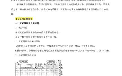 第14讲元素周期律和元素周期表（讲）-2024年高考化学大一轮复习精讲精练+专题讲座（原卷版）_05高考化学_2024年新高考资料_1.2024一轮复习
