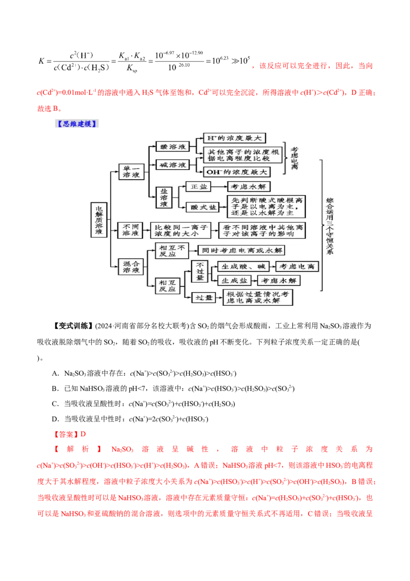 第03讲盐类的水解(讲义)(解析版)_05高考化学_2025年新高考资料_一轮复习_2025年高考化学一轮复习讲练测（新教材新高考）_第八章水溶液中的离子反应与平衡