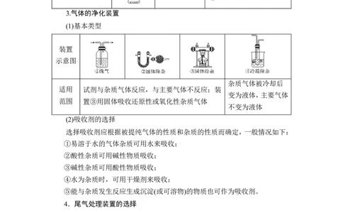 第3讲　高考化学综合实验题探究_05高考化学_新高考复习资料_2023年新高考资料_一轮复习_2023年新高考大一轮复习讲义_2023年高考化学一轮复习讲义（新高考）_赠补充习题