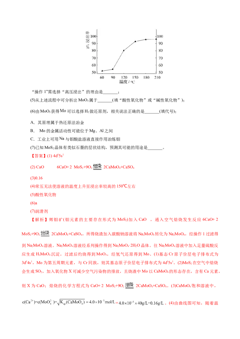 第05讲工业流程解题策略(练习)(解析版)_05高考化学_2025年新高考资料_一轮复习_2025年高考化学一轮复习讲练测（新教材新高考）_第八章水溶液中的离子反应与平衡