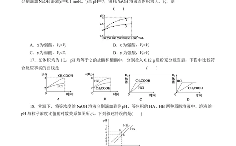 第01讲电离平衡(练习)(原卷版)_05高考化学_2025年新高考资料_一轮复习_2025年高考化学一轮复习讲练测（新教材新高考）_第八章水溶液中的离子反应与平衡