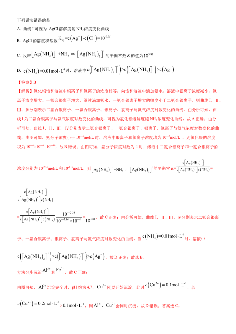 考点4沉淀溶解平衡（核心考点精讲精练（原卷版）_05高考化学_新高考复习资料_2024年新高考资料_一轮复习资料_完备战2024年高考化学一轮复习考点帮（新高考专用）