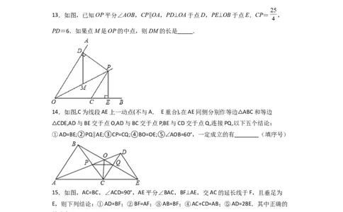 第十二章全等三角形压轴题考点训练（学生版）（人教版）_初中数学_八年级数学上册（人教版）_压轴题攻略-V9_2024版