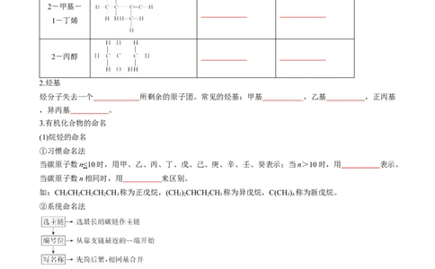 考点34有机化合物的结构特点与研究方法（核心考点精讲精练）-备战2025年高考化学一轮复习考点帮（新高考通用）（原卷版）_05高考化学_2025年新高考资料_一轮复习