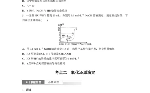 第9章第53讲　酸碱中和滴定及拓展应用_05高考化学_2024年新高考资料_1.2024一轮复习_2024年高考化学一轮复习讲义（新人教新高考版）_学生版在此文件夹_大一轮复习讲义