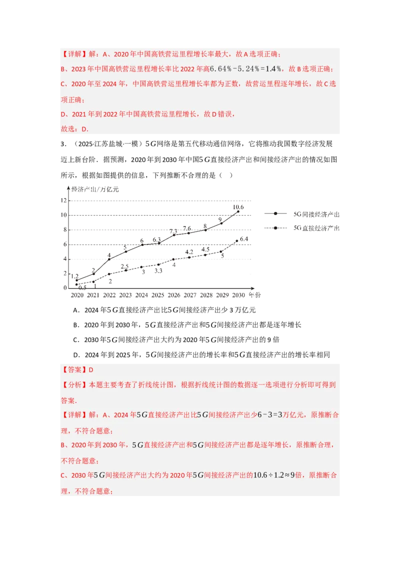 第十二章数据的收集、整理与描述（单元重难点题型归纳与训练）（解析版）_初中数学_七年级数学下册（人教版）_分层作业