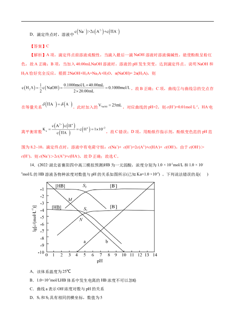 考点26弱电解质的电离（解析版）_05高考化学_通用版（老高考）复习资料_2023年复习资料_一轮复习_备战2023年高考化学一轮复习考点帮（全国通用）