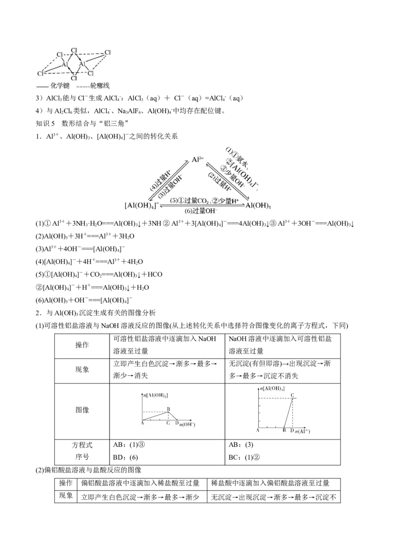 第09讲镁、铝及其重要化合物（讲义）（原卷版）_05高考化学_2024年新高考资料_1.2024一轮复习_2024年高考化学一轮复习讲练测（新教材新高考）