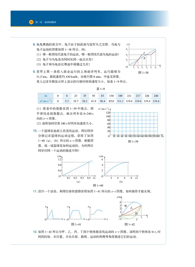 普通高中教科书&middot;物理必修第一册_高中全套电子教材及答案。_01高中电子教材全套_物理_沪科技版_高中年级_必修第一册