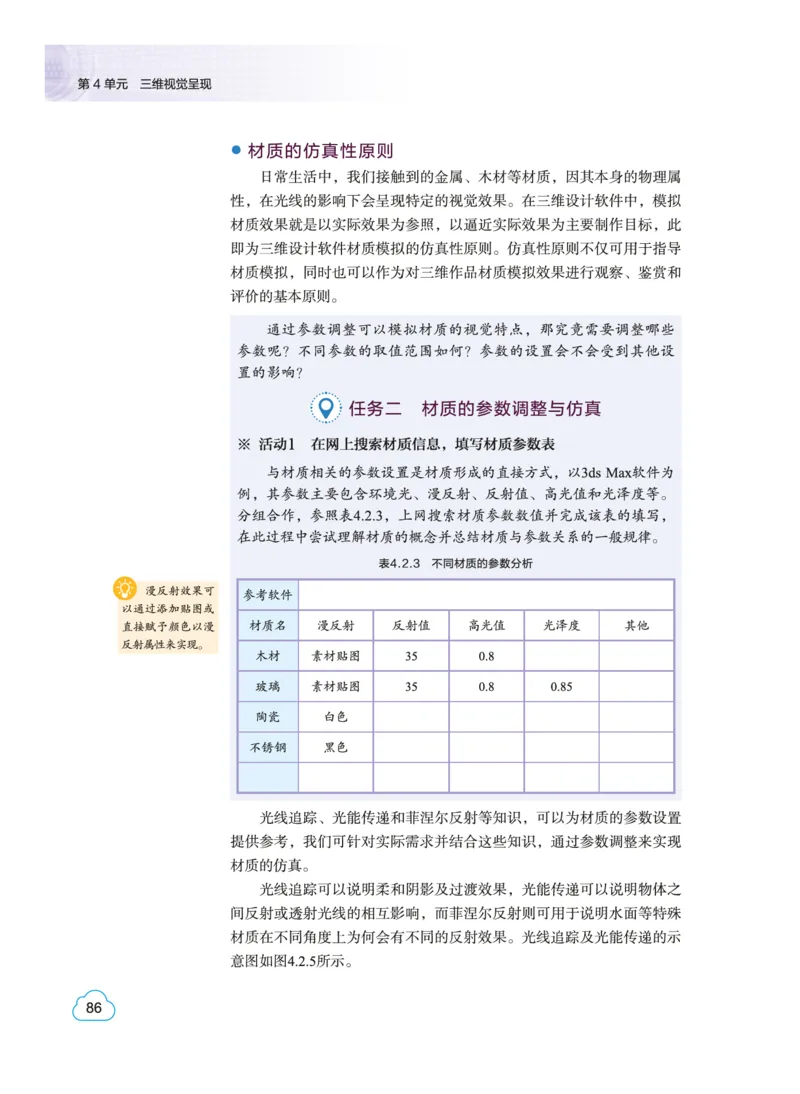 普通高中教科书&middot;信息技术选择性必修5三维设计与创意(1)_高中全套电子教材及答案。_01高中电子教材全套_信息技术_教科版_高中年级_选择性必修5三维设计与创意