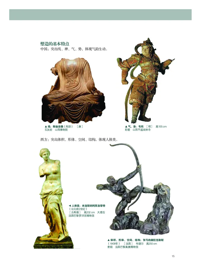 普通高中教科书&middot;美术选择性必修3雕塑_高中全套电子教材及答案。_01高中电子教材全套_美术_粤教版_高中年级_选择性必修3雕塑