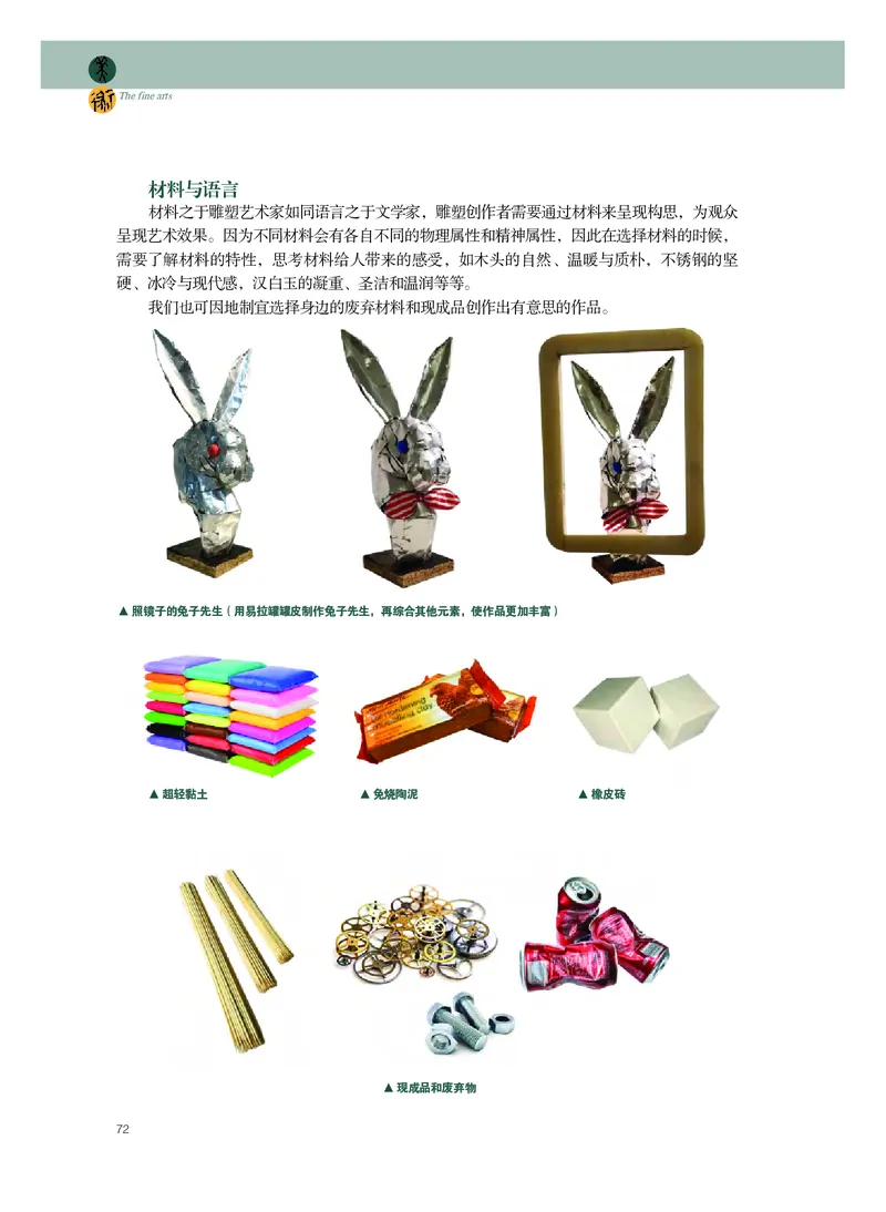 普通高中教科书&middot;美术选择性必修3雕塑_高中全套电子教材及答案。_01高中电子教材全套_美术_粤教版_高中年级_选择性必修3雕塑