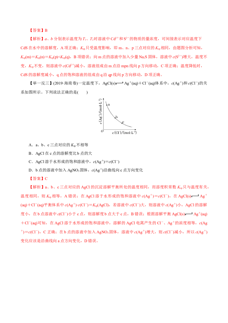 第24讲沉淀溶解平衡（讲）-2023年高考化学一轮复习讲练测（解析版）_05高考化学_新高考复习资料_2023年新高考资料_一轮复习_2023年高考化学一轮复习讲练测（新教材新高考）