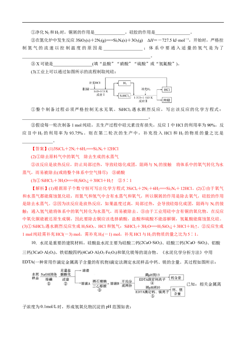 考点12硅及其无机非金属材料（解析版）_05高考化学_通用版（老高考）复习资料_2023年复习资料_一轮复习_备战2023年高考化学一轮复习考点帮（全国通用）