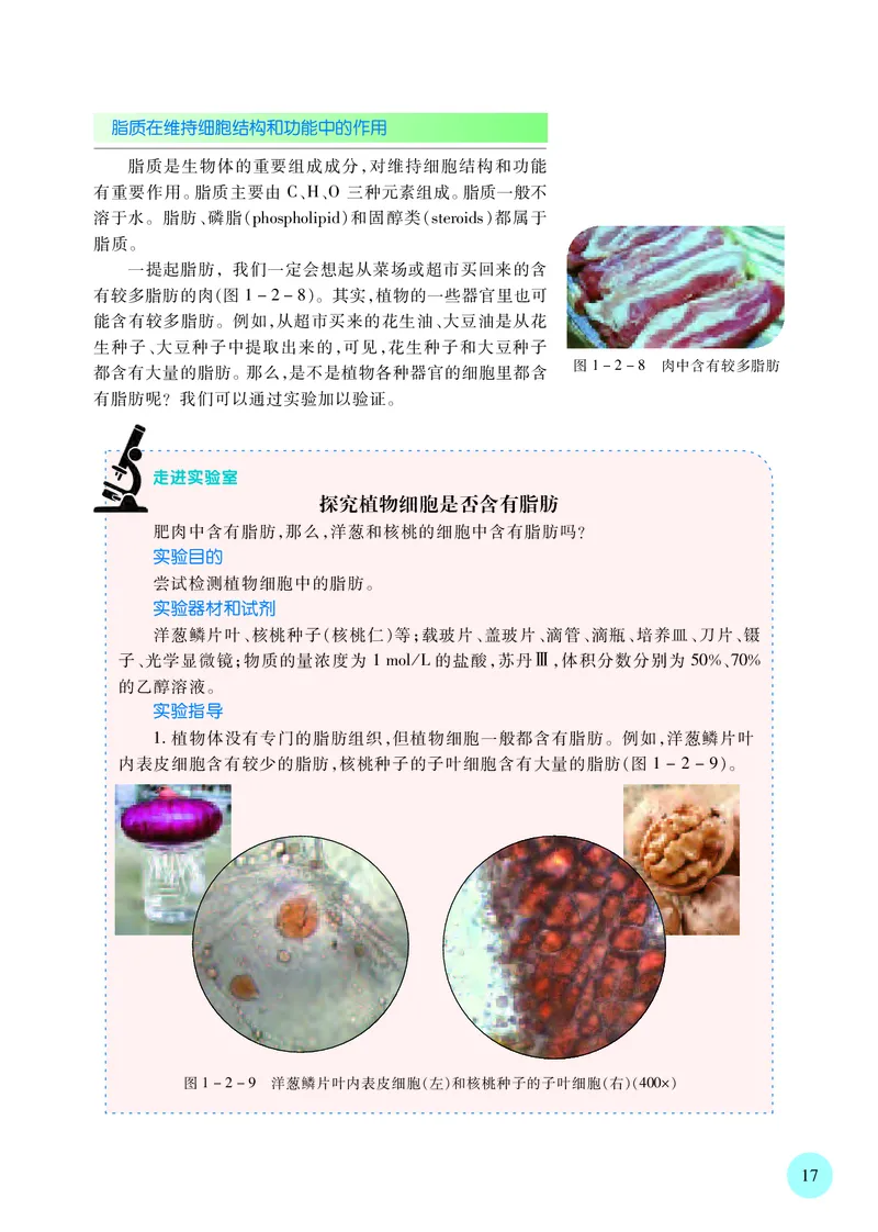 普通高中教科书&middot;生物学必修1分子与细胞(1)_高中全套电子教材及答案。_01高中电子教材全套_生物学_苏教版_高中年级_必修1分子与细胞