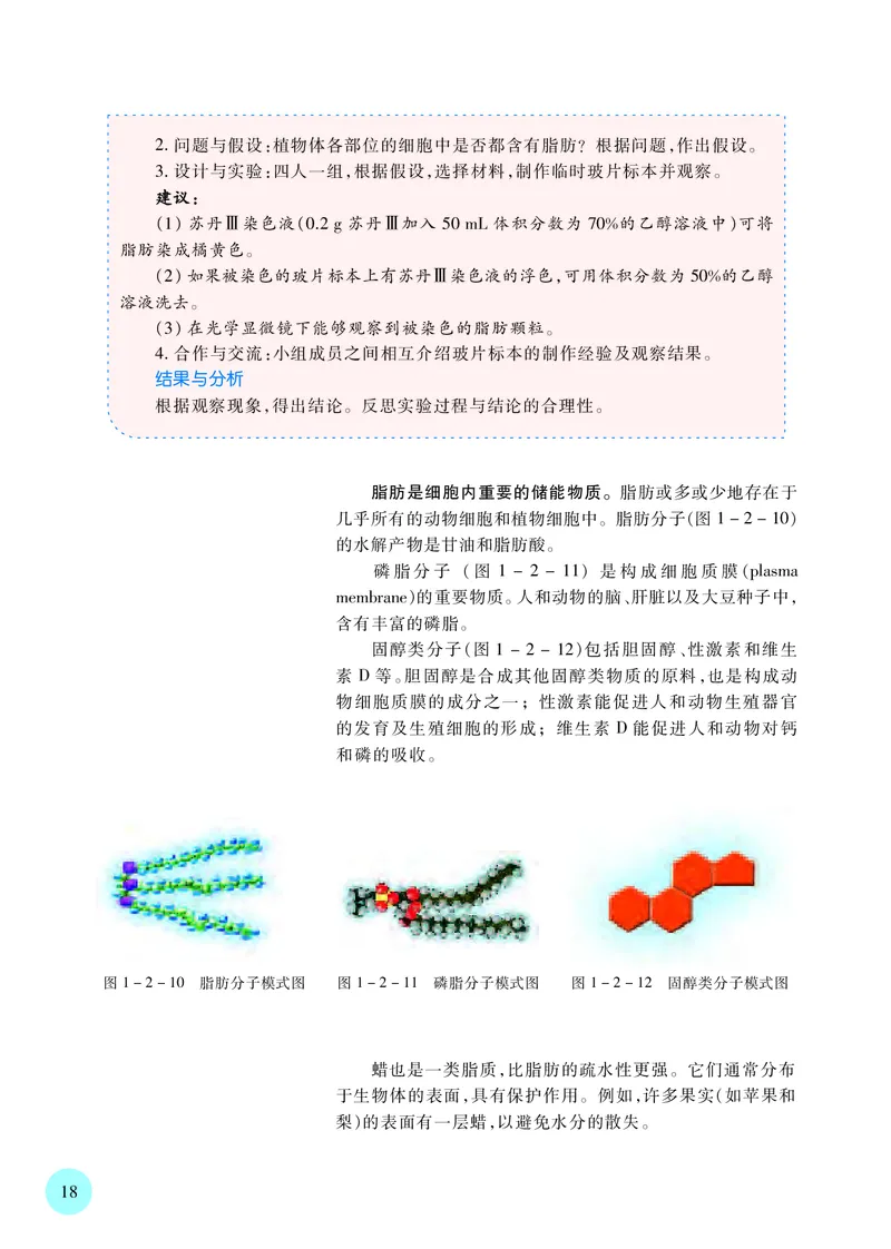 普通高中教科书&middot;生物学必修1分子与细胞(1)_高中全套电子教材及答案。_01高中电子教材全套_生物学_苏教版_高中年级_必修1分子与细胞