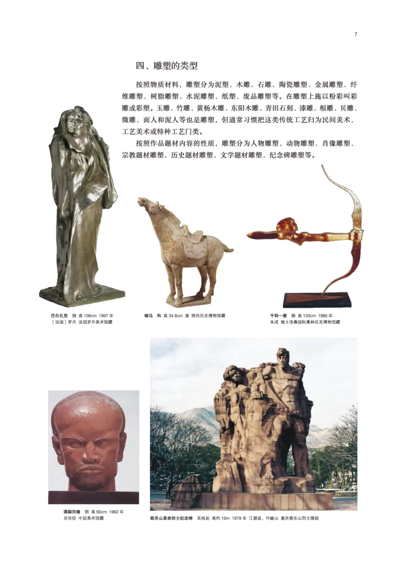 普通高中教科书&middot;美术选择性必修3雕塑(1)_高中全套电子教材及答案。_01高中电子教材全套_美术_鲁美版_高中年级_选择性必修3雕塑