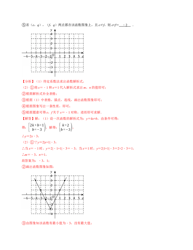 第十九章一次函数章末培优测试卷（必考点分类集训）（人教版）（教师版）_初中数学_八年级数学下册（人教版）_考点分类必刷题-U181