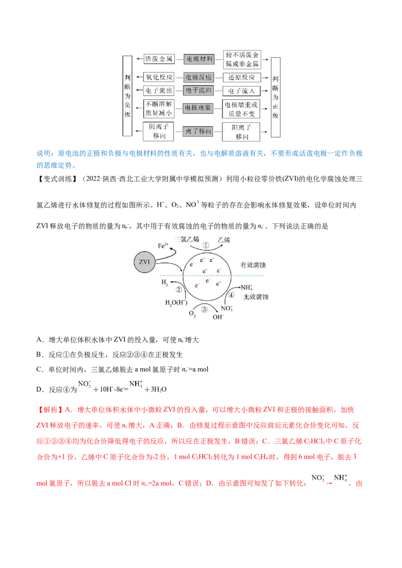 第18讲原电池　化学电源（讲）-2023年高考化学一轮复习讲练测（全国通用）（解析版）_05高考化学_通用版（老高考）复习资料_2023年复习资料_一轮复习