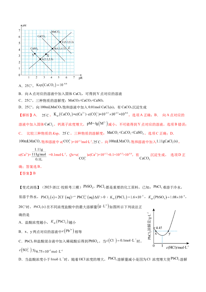 第31讲难溶电解质的溶解平衡与应用（讲义）（解析版）_05高考化学_2024年新高考资料_1.2024一轮复习_2024年高考化学一轮复习讲练测（新教材新高考）