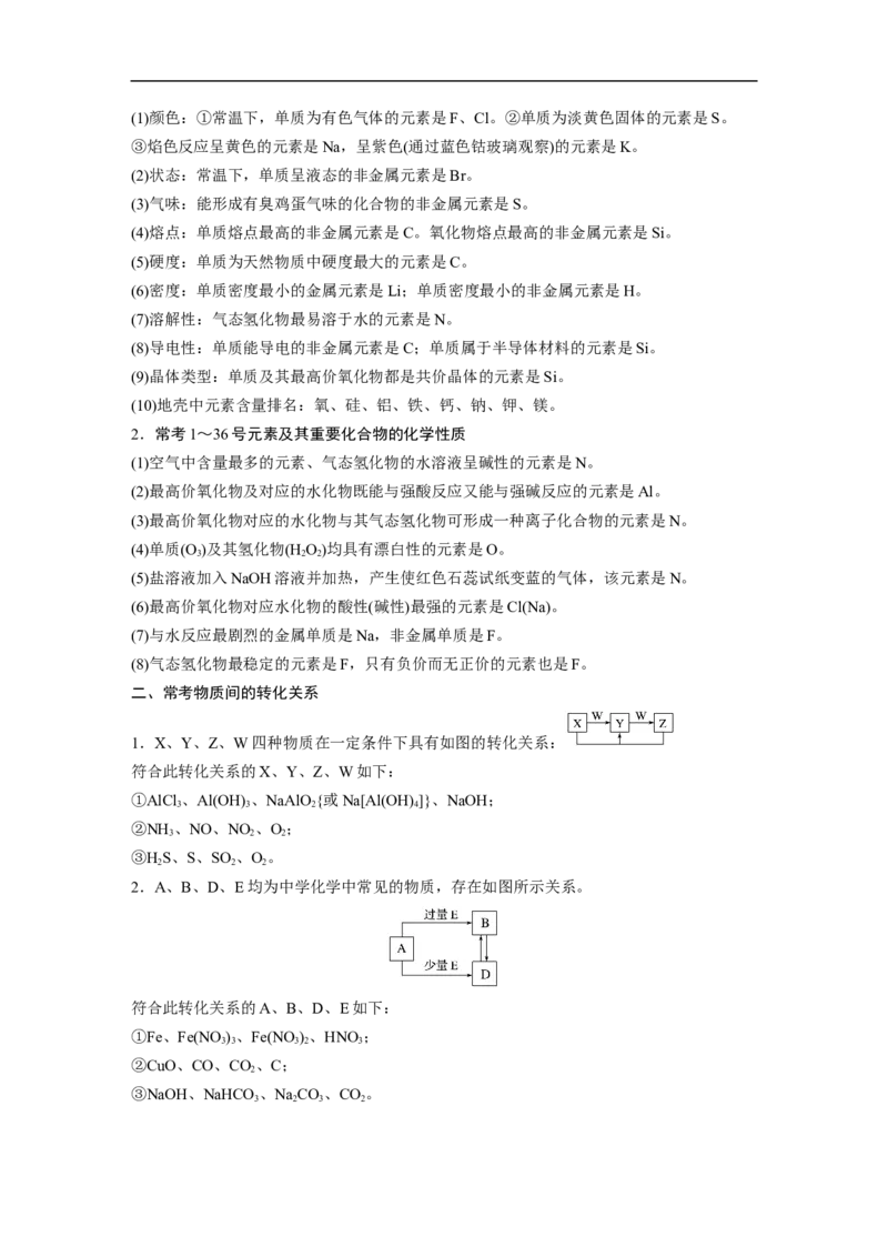 第1部分专题突破　专题9　&ldquo;位&mdash;构&mdash;性&rdquo;综合推断_05高考化学_通用版（老高考）复习资料_2023年复习资料_二轮复习_2023年高考化学二轮复习讲义+课件（全国版）_学生版