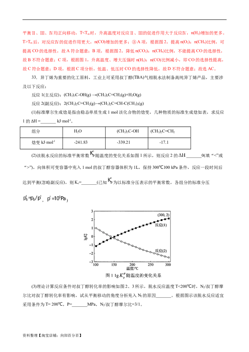 考点25化学反应速率与平衡图象(好题冲关)(解析版)_05高考化学_通用版（老高考）复习资料_2024年复习资料_完备战2024年高考化学一轮复习考点帮（全国通用）