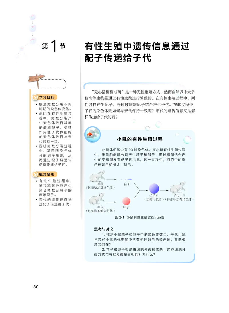 普通高中教科书&middot;生物学必修2遗传与进化(1)_高中全套电子教材及答案。_01高中电子教材全套_生物学_沪科技版_高中年级_必修2遗传与进化