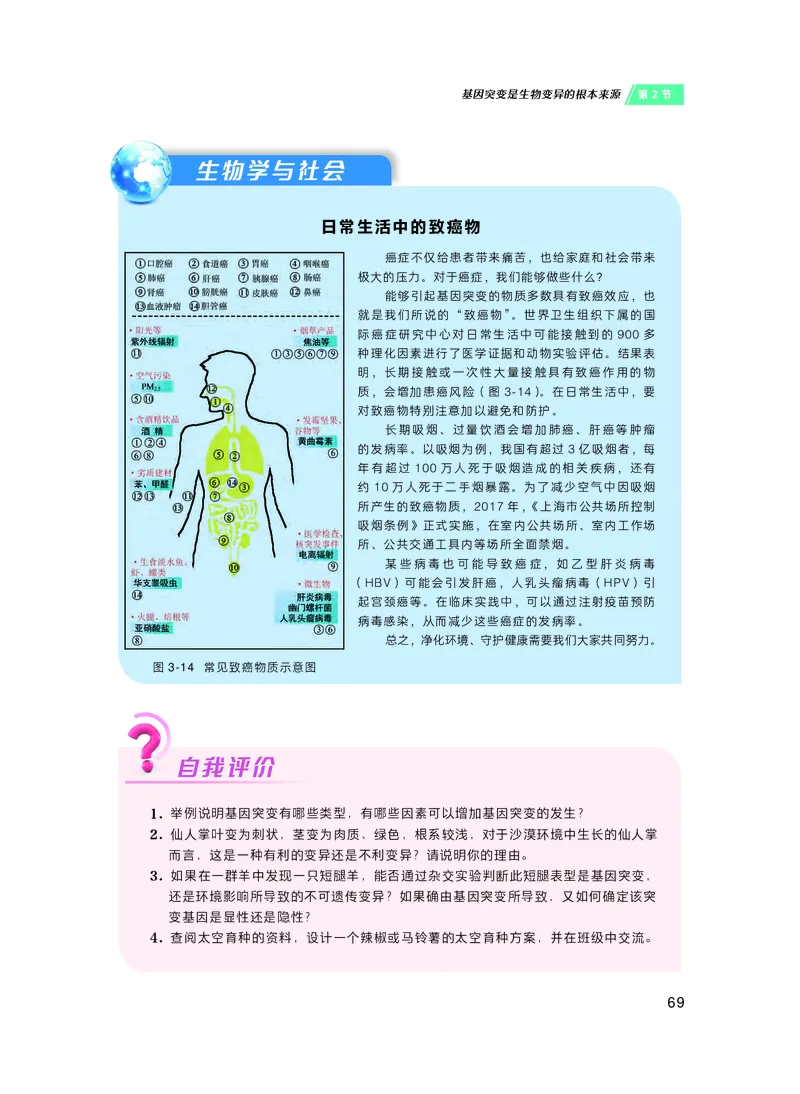 普通高中教科书&middot;生物学必修2遗传与进化(1)_高中全套电子教材及答案。_01高中电子教材全套_生物学_沪科技版_高中年级_必修2遗传与进化