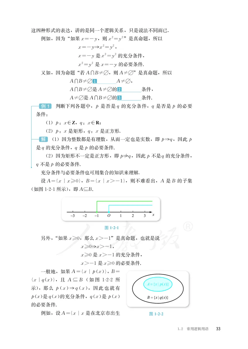 普通高中教科书&middot;数学（B版）必修第一册(1)_高中全套电子教材及答案。_01高中电子教材全套_数学_人教版（B版）（主编：高存明）_高中年级_必修第一册