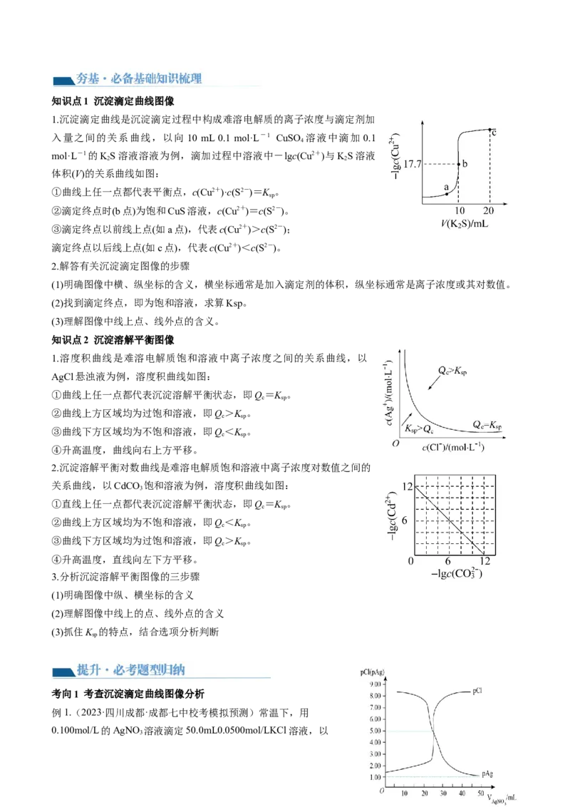 第31讲难溶电解质的溶解平衡与应用（讲义）（原卷版）_05高考化学_新高考复习资料_2024年新高考资料_一轮复习资料_完2024年高考化学一轮复习讲练测(课件+讲义+练习)（新高考）