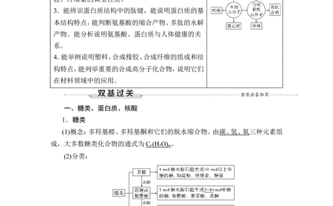 第4讲　生物大分子　合成高分子_05高考化学_新高考复习资料_2023年新高考资料_一轮复习_2023年新高考大一轮复习讲义_2023年高考化学一轮复习讲义（新高考）_赠补充习题