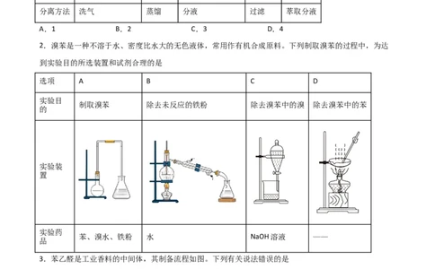 第31讲有机化合物的结构特点与研究方法（练）-2024年高考化学大一轮复习精讲精练+专题讲座（原卷版）_05高考化学_2024年新高考资料_1.2024一轮复习