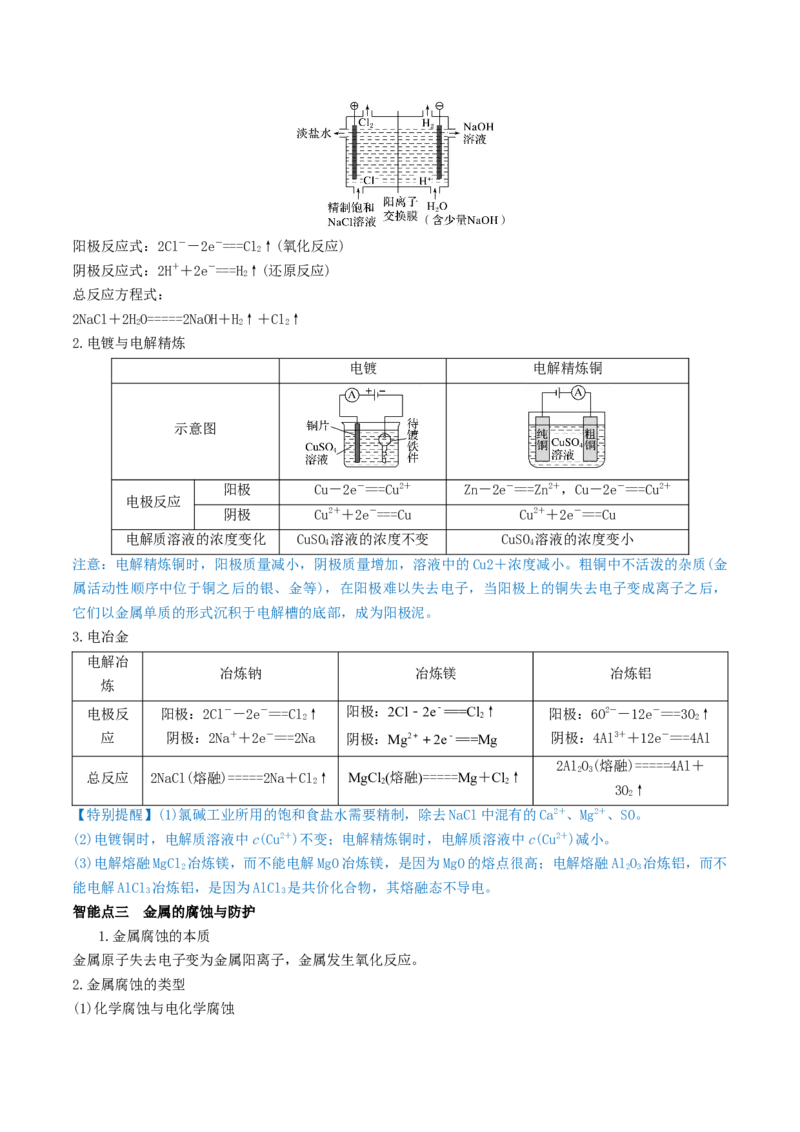 第19讲电解池　金属的电化学腐蚀与防护（精讲）-2022年一轮复习讲练测（解析版）_05高考化学_新高考复习资料_2022年新高考资料_2022年高考化学一轮复习讲练测