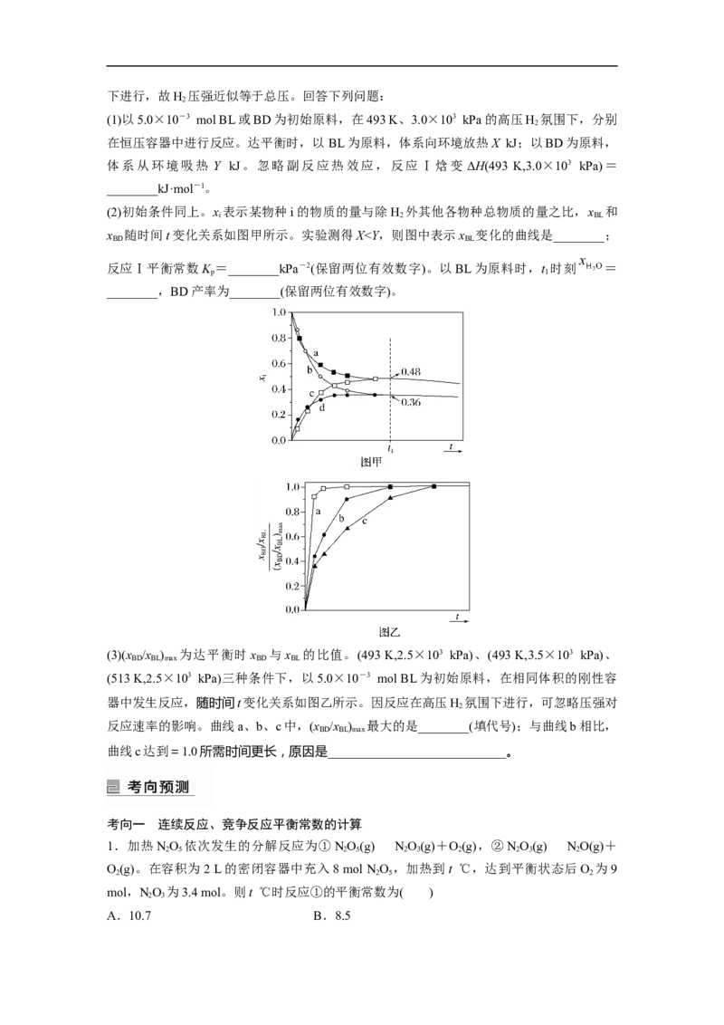 第1部分专题突破专题15　速率常数、平衡常数的分析应用_05高考化学_新高考复习资料_2023年新高考资料_二轮复习_2023年高考化学二轮复习讲义+课件（新高考版）_学生版