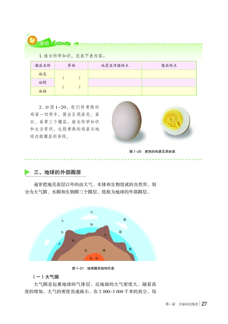 普通高中教科书&middot;地理必修第一册(1)_高中全套电子教材及答案。_01高中电子教材全套_地理_湘教版_高中年级_必修第一册