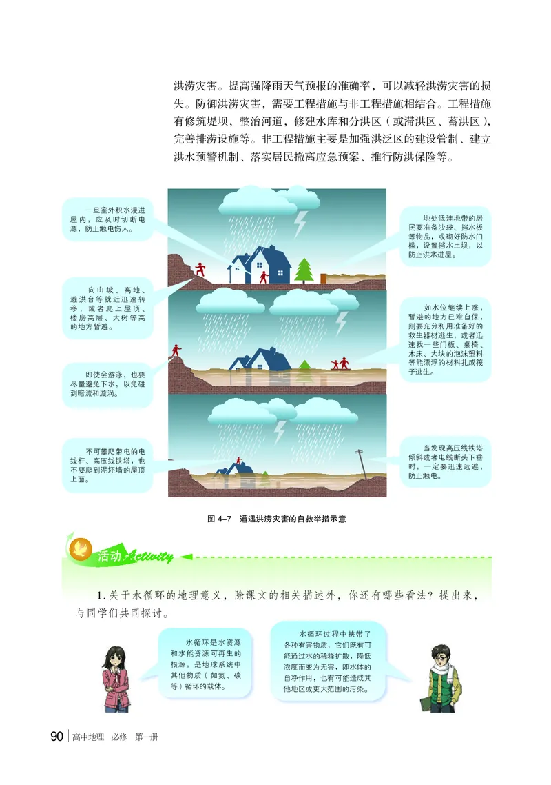 普通高中教科书&middot;地理必修第一册(1)_高中全套电子教材及答案。_01高中电子教材全套_地理_湘教版_高中年级_必修第一册