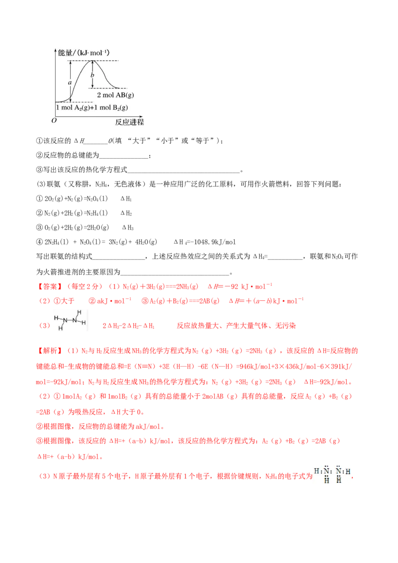 第17讲化学能与热能（精练）-2022年一轮复习讲练测（解析版）_05高考化学_新高考复习资料_2022年新高考资料_2022年高考化学一轮复习讲练测
