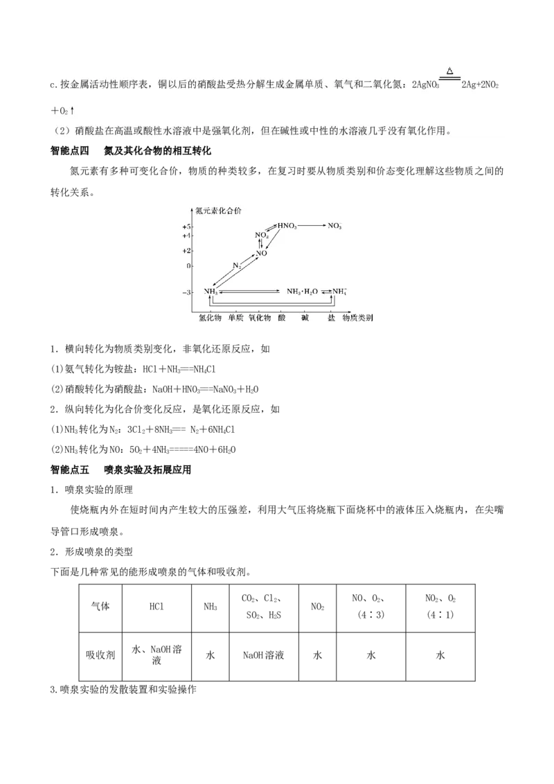 第14讲氮及其化合物（精讲）-2022年一轮复习讲练测（解析版）_05高考化学_新高考复习资料_2022年新高考资料_2022年高考化学一轮复习讲练测