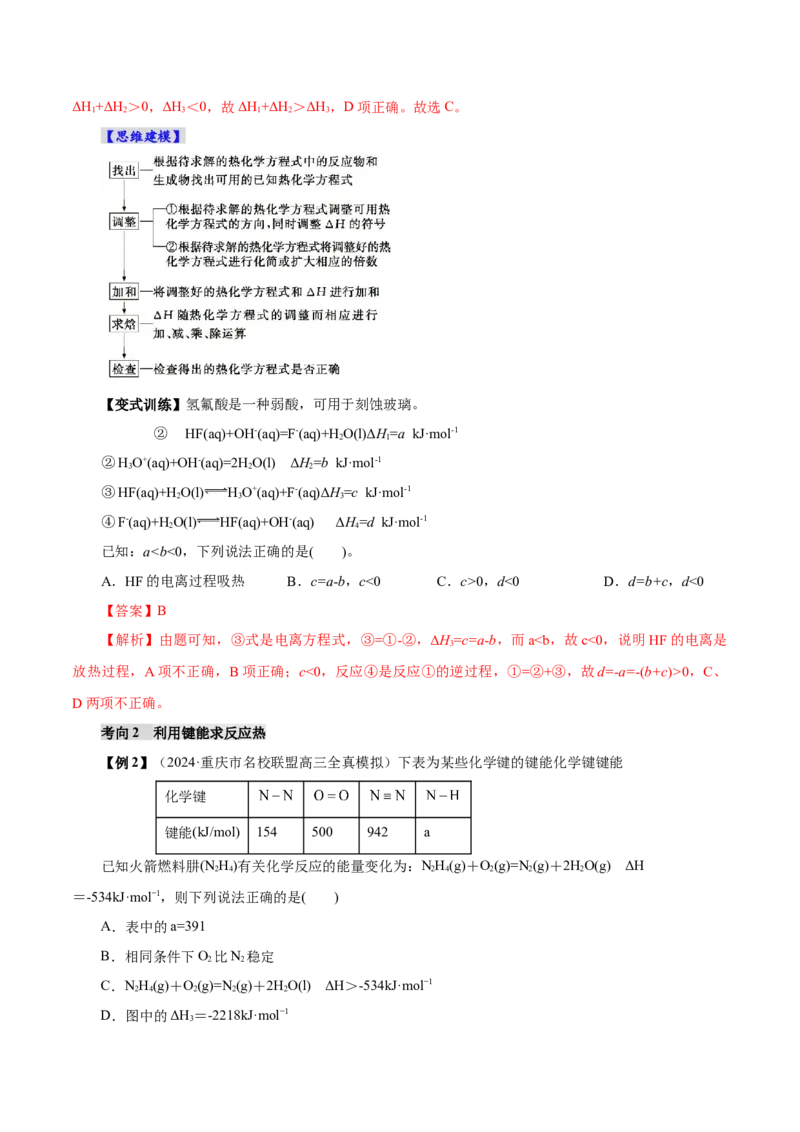 第01讲化学反应的热效应(讲义)(解析版)_05高考化学_2025年新高考资料_一轮复习_2025年高考化学一轮复习讲练测（新教材新高考）_第六章化学反应与能量