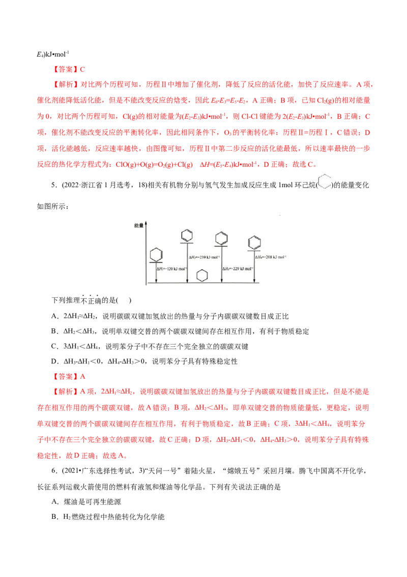 第01讲化学反应的热效应(讲义)(解析版)_05高考化学_2025年新高考资料_一轮复习_2025年高考化学一轮复习讲练测（新教材新高考）_第六章化学反应与能量