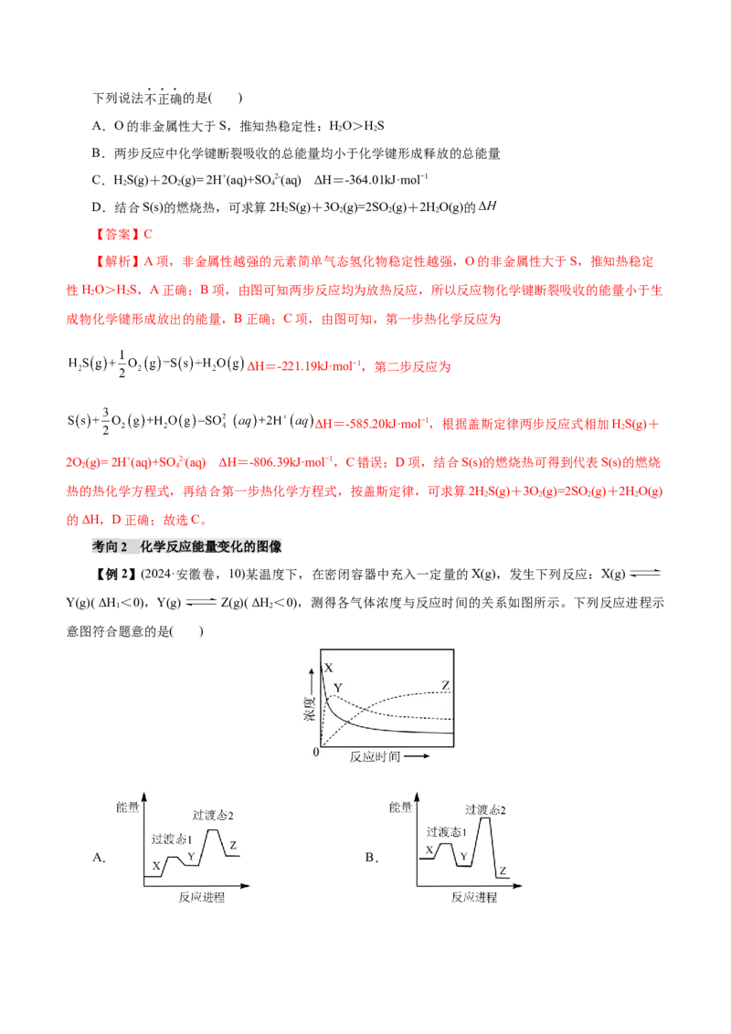 第01讲化学反应的热效应(讲义)(解析版)_05高考化学_2025年新高考资料_一轮复习_2025年高考化学一轮复习讲练测（新教材新高考）_第六章化学反应与能量