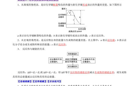 第01讲化学反应的热效应(讲义)(解析版)_05高考化学_2025年新高考资料_一轮复习_2025年高考化学一轮复习讲练测（新教材新高考）_第六章化学反应与能量