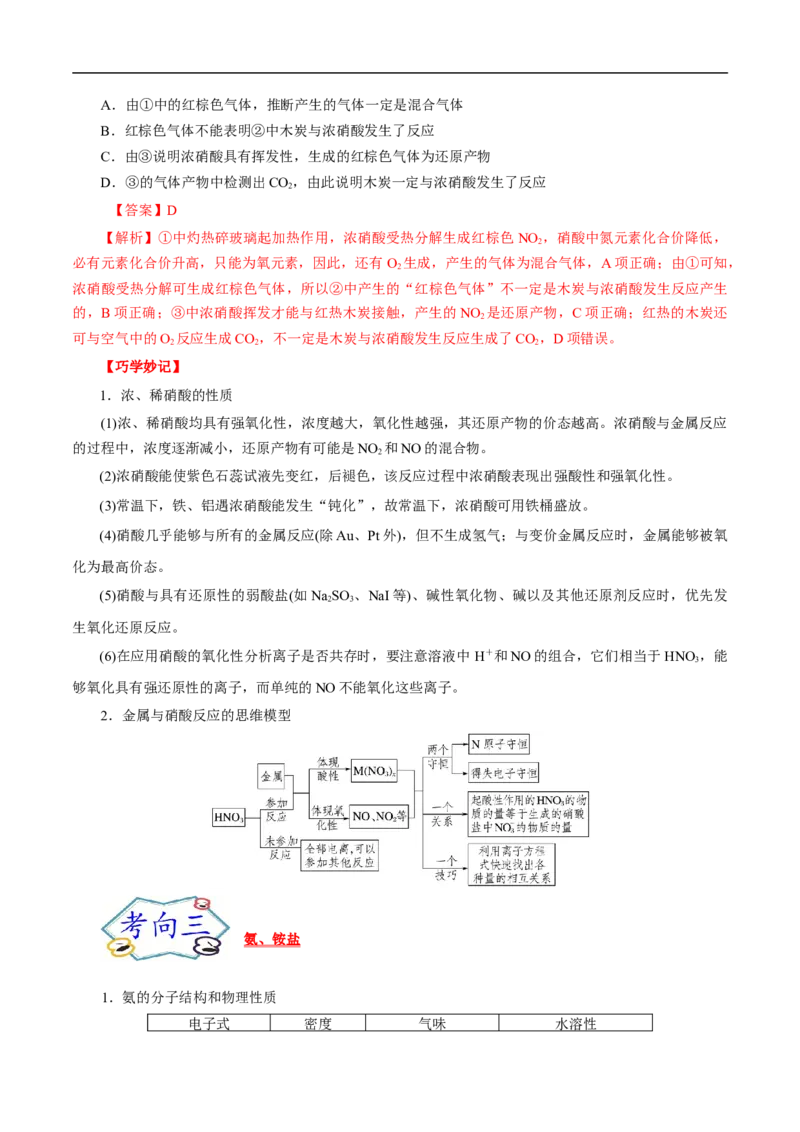 考点11氮及其化合物（解析版）_05高考化学_通用版（老高考）复习资料_2023年复习资料_一轮复习_备战2023年高考化学一轮复习考点帮（全国通用）