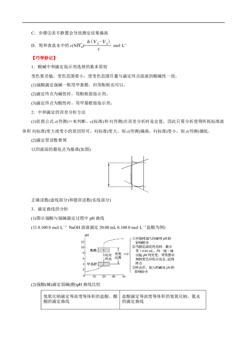 考点27水的电离和溶液的pH（原卷版）_05高考化学_通用版（老高考）复习资料_2023年复习资料_一轮复习_备战2023年高考化学一轮复习考点帮（全国通用）