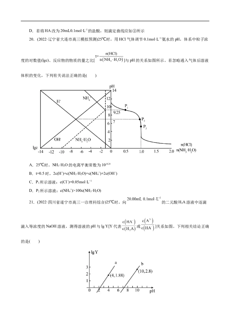 考点27水的电离和溶液的pH（原卷版）_05高考化学_通用版（老高考）复习资料_2023年复习资料_一轮复习_备战2023年高考化学一轮复习考点帮（全国通用）