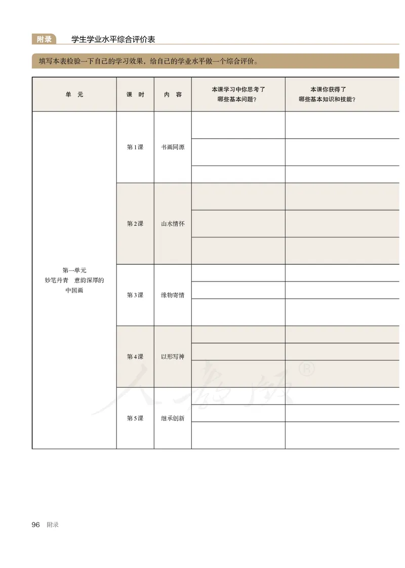 普通高中教科书&middot;美术选择性必修2中国书画_高中全套电子教材及答案。_01高中电子教材全套_美术_人教版_高中年级_选择性必修2中国书画