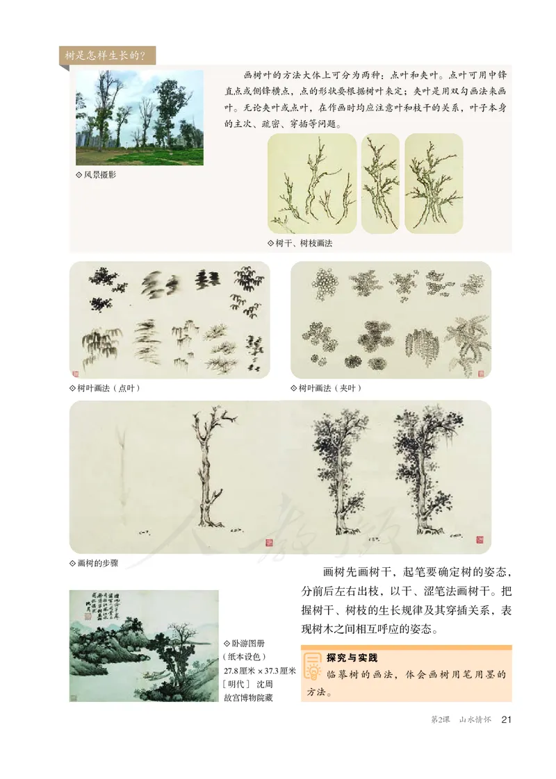 普通高中教科书&middot;美术选择性必修2中国书画_高中全套电子教材及答案。_01高中电子教材全套_美术_人教版_高中年级_选择性必修2中国书画